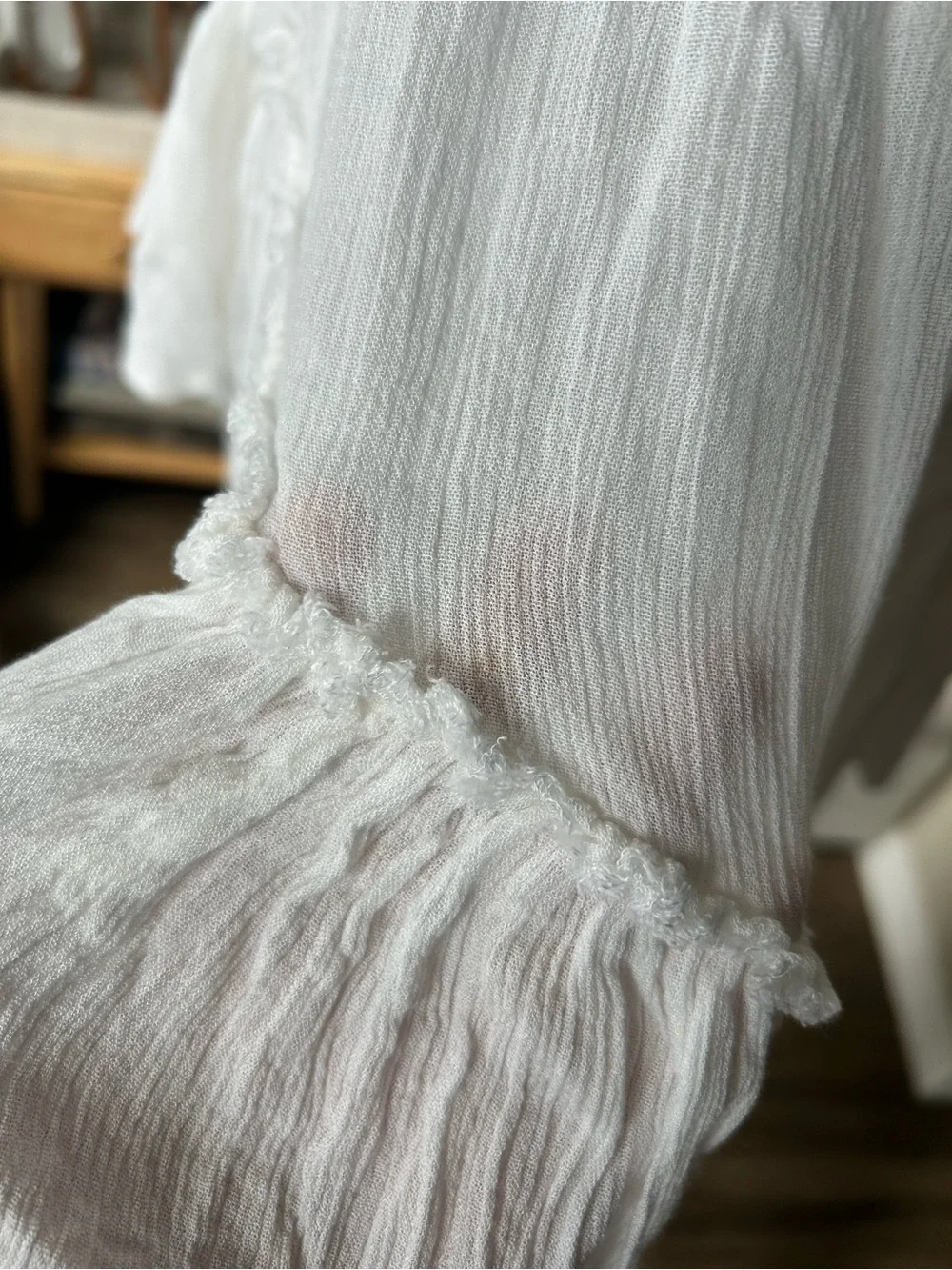 Free people White Strapless Tiered Midi Dress
